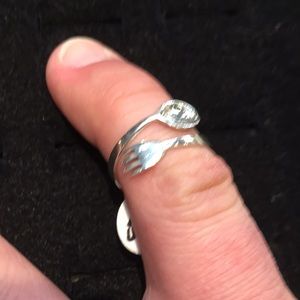 Jewelry - Silver Fork & Spoon ring. Jewelry - Silver Fork & Spoon ring.